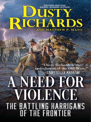 cover image of A Need for Violence